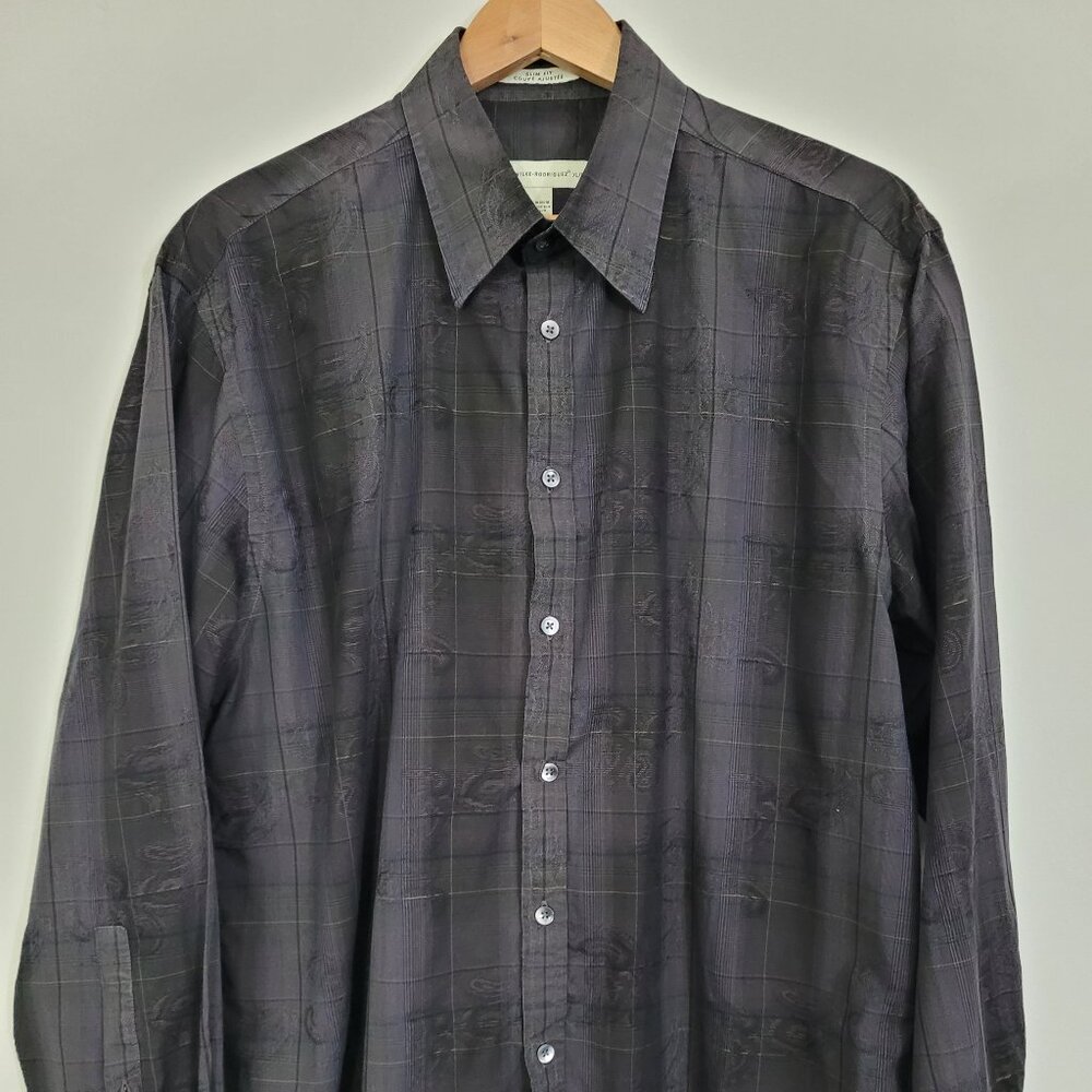 Men's Black Casual Button Down Shirt